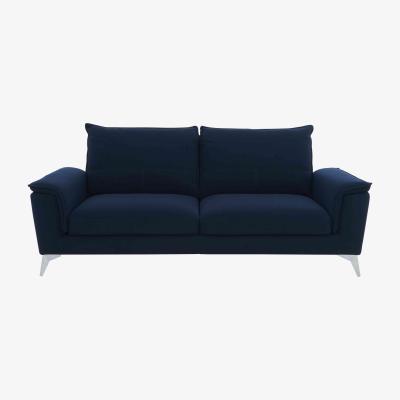 Furniture Village Monaco 3 Seater Fabric Sofa - Velvet Navy