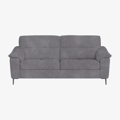 Furniture Village Nicoletti Italia - Maldini 3 Seater Fabric Sofa - Selma Topo