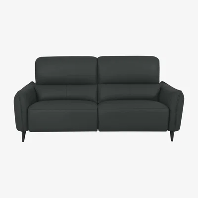 Furniture Village Domicil - Maddox 3 Seater Leather Sofa - NN Shale Grey