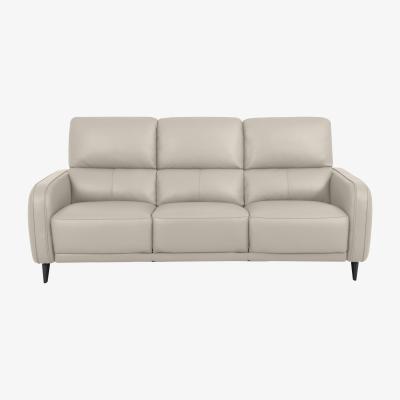 Furniture Village Domicil - Logan 3 Seater Leather Sofa - NP Oatmeal