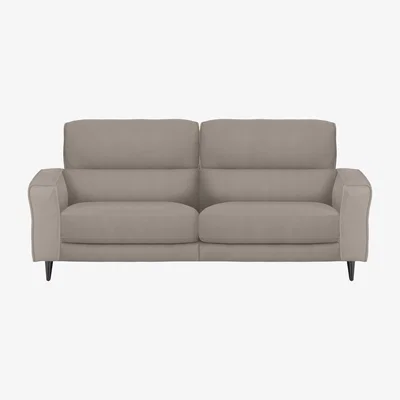 Furniture Village Axel 3 Seater HW Leather Power Recliner Sofa - Feather