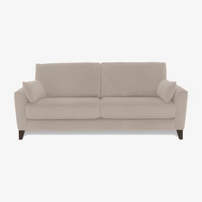 Furniture Village Brondby 3 Seater Fabric Sofa - R32 Light Khaki