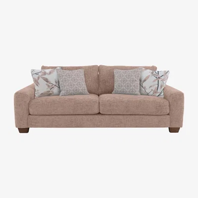 Furniture Village Retreat 3 Seater Fabric Sofa - Pink