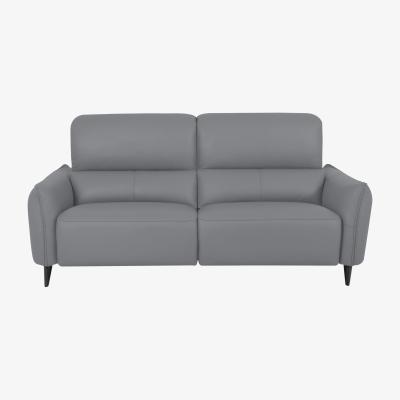 Furniture Village Domicil - Maddox 3 Seater Leather Sofa - NP Paloma Grey