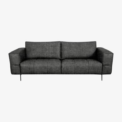 Furniture Village Domicil - Lawson 3 Seater Fabric Sofa - Gunmetal