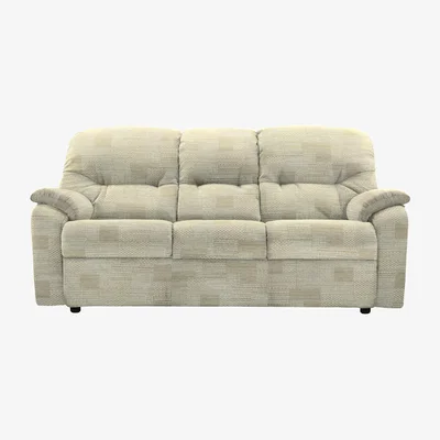 Furniture Village G Plan - Mistral 3 Seater Fabric Sofa - Cream