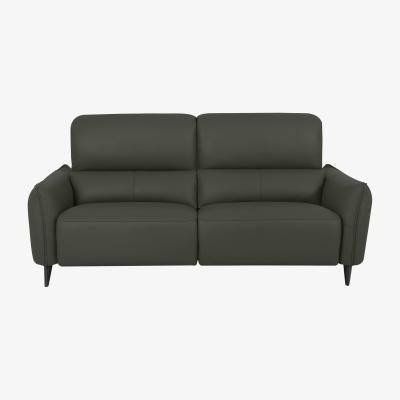 Furniture Village Domicil - Maddox 3 Seater Leather Power Recliner Sofa - NP Dark Olive