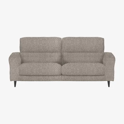 Furniture Village Axel 3 Seater Fabric Power Recliner Sofa - Biscuit