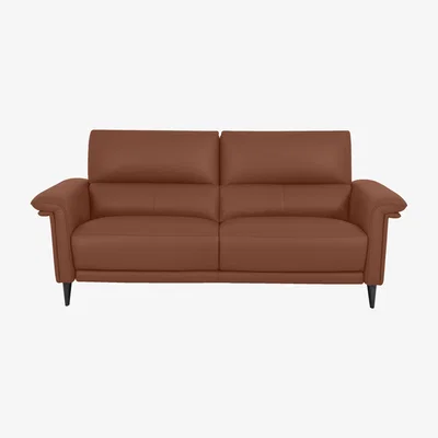 Furniture Village Domicil - Huxley 3 Seater Leather Sofa - NN Cognac