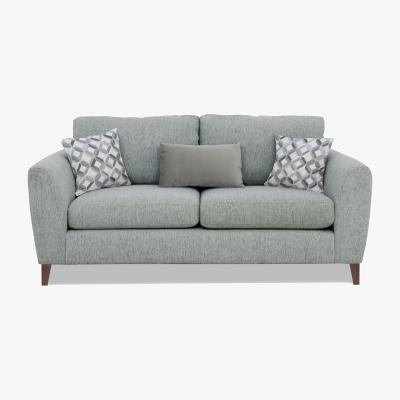 Furniture Village Pippa 3 Seater Fabric Sofa - Ebony