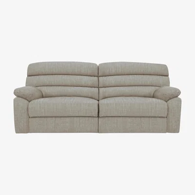 Furniture Village Comfort Story - Page 3 Seater Fabric Power Recliner Sofa