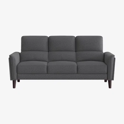 Furniture Village Compact Collection Klein 3 Seater Fabric Sofa - R39 Charcoal