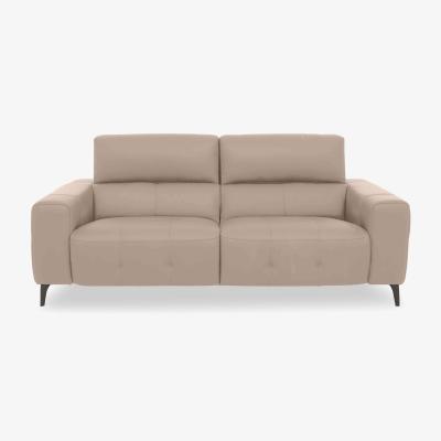 Furniture Village New York 3 Seater HW Leather Power Recliner Sofa