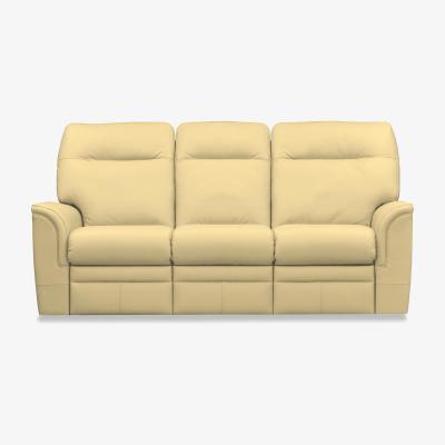Furniture Village Parker Knoll - Hudson 23 Leather 3 Seater Power Recliner Sofa - Cream