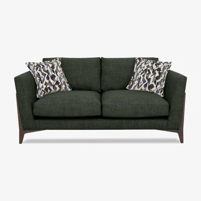 Furniture Village Iris 3 Seater Fabric Sofa - Elara Forest Wa Ft