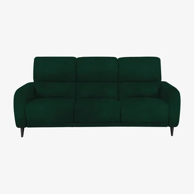 Furniture Village Domicil - Logan 3 Seater Fabric Sofa - Emerald Green