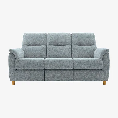 Furniture Village G Plan - Spencer 3 Seater Fabric Power Recliner Sofa - Arola Sky