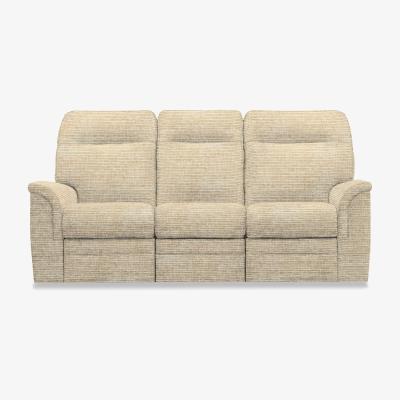Furniture Village Parker Knoll - Hudson 23 Fabric 3 Seater Power Recliner Sofa with Headrests and Power Lumbar - Equinox Sand