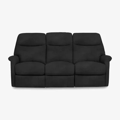 Furniture Village Compact Collection Lille 3 Seater Power Recliner Fabric Sofa - Panther Grey