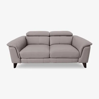 Furniture Village Wade 3 Seater HW Leather Sofa - Feather