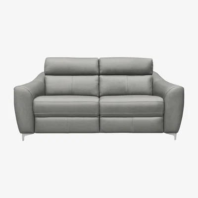 Furniture Village G Plan - Lucca 3 Seater Leather Sofa - Texas Charcoal