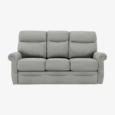 Furniture Village G Plan - Avon 3 Seater Leather Sofa - No Recliner - Texas Charcoal