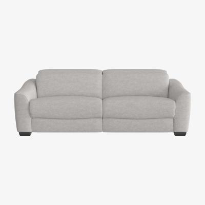 Furniture Village Xavier 3 Seater Fabric Recliner Sofa with Power Headrests