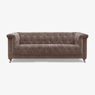 Furniture Village At The Helm - Wallace 3 Seater Fabric Chesterfield Sofa