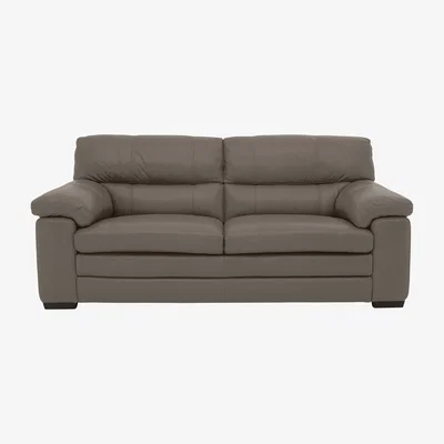 Furniture Village Cozee Leather 2.5 Seater Sofa - Elephant