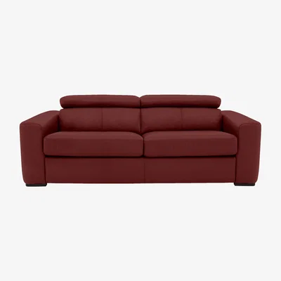 Furniture Village Infinity 3 Seater Leather Sofa- World of Leather