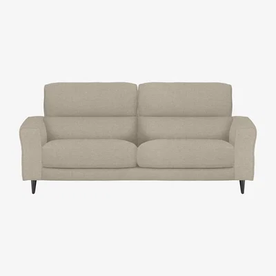 Furniture Village Axel 3 Seater Fabric Sofa - R28 Beige