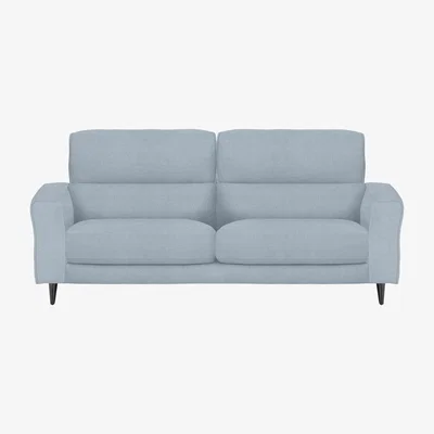 Furniture Village Axel 3 Seater Fabric Sofa - Baby Blue