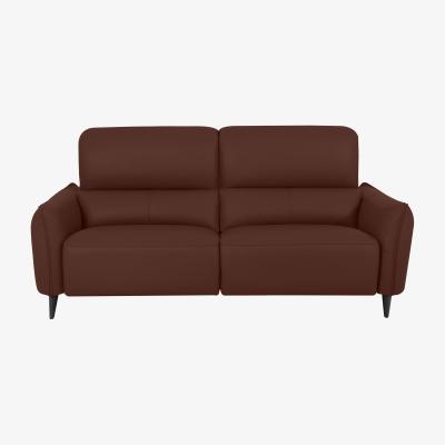 Furniture Village Domicil - Maddox 3 Seater Leather Sofa - NN Saddle Brown