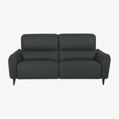 Furniture Village Domicil - Maddox 3 Seater Leather Sofa - NP Shale Grey