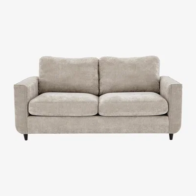 Furniture Village Esprit 3 Seater Fabric Sofa Bed - Silver
