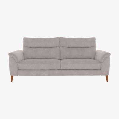 Furniture Village Morgan 3 Seater Fabric Sofa - Stone Dexter