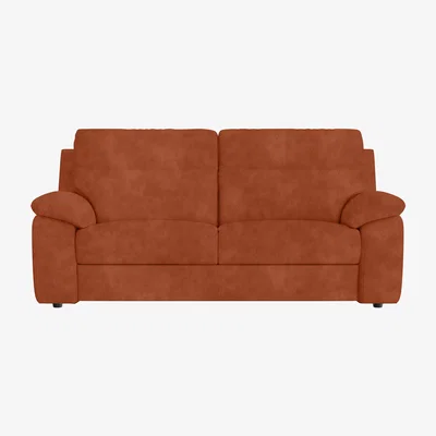 Furniture Village Nicoletti Italia - Pepino 3 Seater Fabric Sofa - Selma Mattone