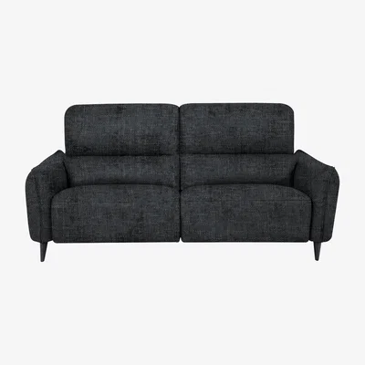 Furniture Village Domicil - Maddox 3 Seater Fabric Power Recliner Sofa - R460 Charcoal