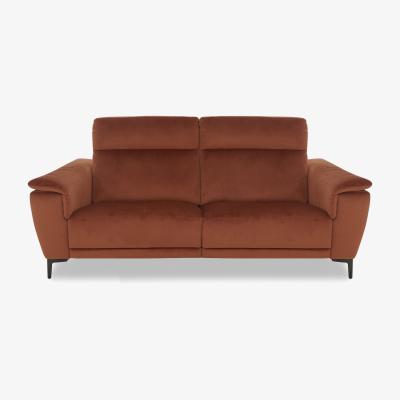 Furniture Village Nicoletti Italia - Amalfi 3 Seater Fabric Sofa - Selma Mattone