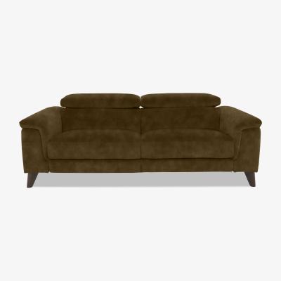 Furniture Village Wade 3 Seater Fabric Sofa - Ginger Snap