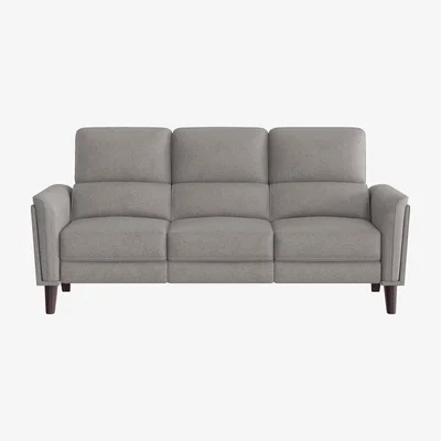 Furniture Village Compact Collection Klein 3 Seater Fabric Power Recliner Sofa with Telescopic Headrests - Wild Dove