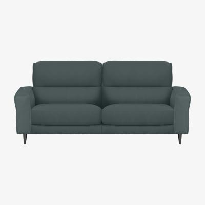 Furniture Village Axel 3 Seater BV Leather Power Recliner Sofa - BV Lake Green