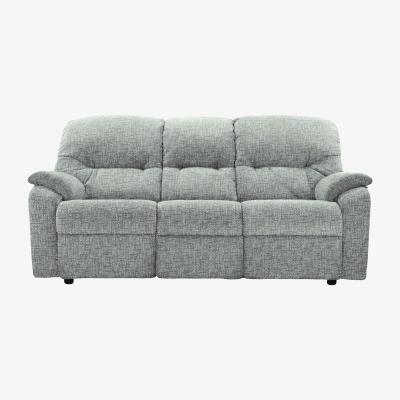 Furniture Village G Plan - Mistral 3 Seater Fabric Manual Recliner Sofa