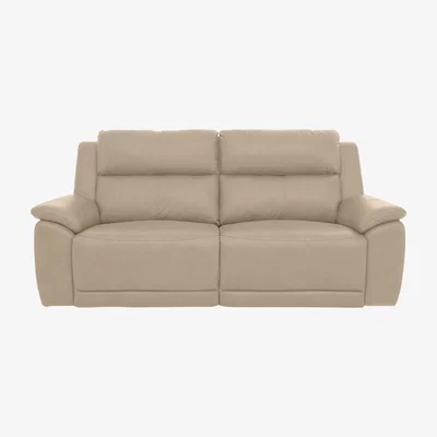Furniture Village Utah 3 Seater Leather Power Recliner Sofa