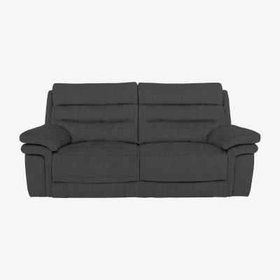 Furniture Village Berlin 3 Seater Fabric Sofa - Rosy Dark Grey