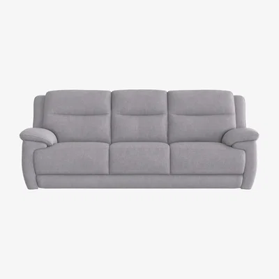 Furniture Village Touch 3 Seater Heavy Duty Fabric Sofa with USB Ports - Purple