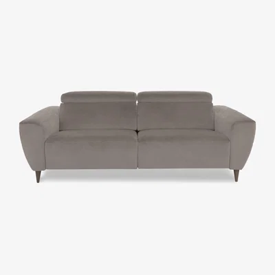 Furniture Village Nicoletti Italia - Milano 3 Seater Fabric Sofa - Flambe Tortora