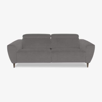 Furniture Village Nicoletti Italia - Milano 3 Seater Fabric Sofa - Coupe Grigio Topo