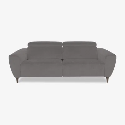 Furniture Village Nicoletti Italia - Milano 3 Seater Fabric Sofa - Coupe Grigio Topo