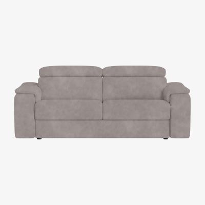 Furniture Village Nicoletti Italia - Davide 3 Seater Fabric Sofa - Selma Grigio